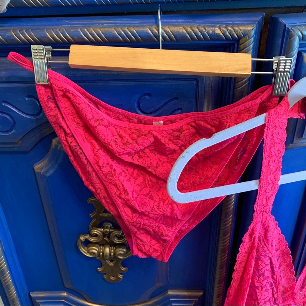 Vintage Cacique Babydoll & Panty Set Lace 22/24 - Picture 3 of 5
